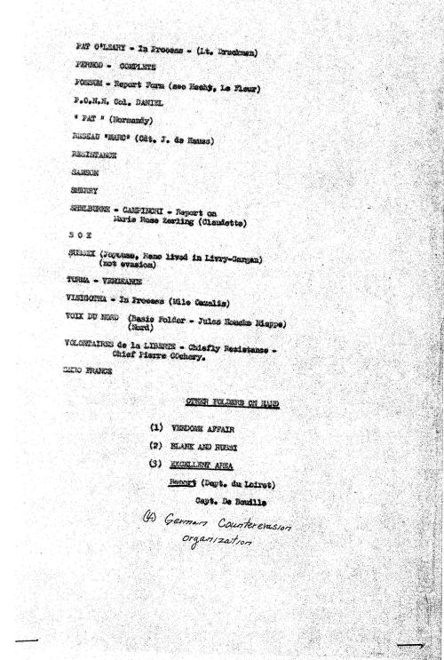 Page 2 of French Escape Line list