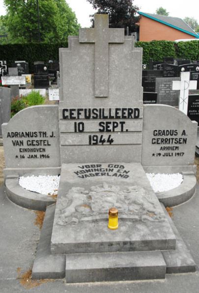 Memorial to Gerritsen and Van Gestel snipped photo