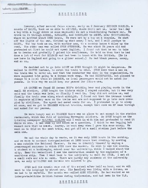 Norwegian helper file of David Besbris, p. 3