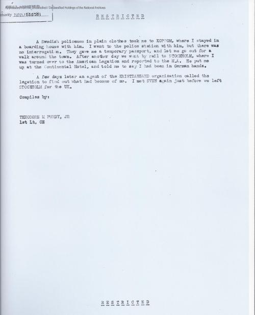 Norwegian helper file of David Besbris, p. 5